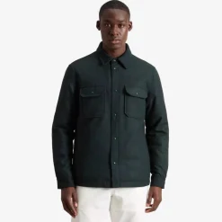Alaskan Wool Overshirt Pine Green