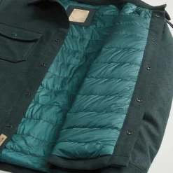 Alaskan Wool Overshirt Pine Green