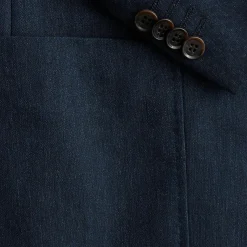 Archie Linen Suit Jacket Navy