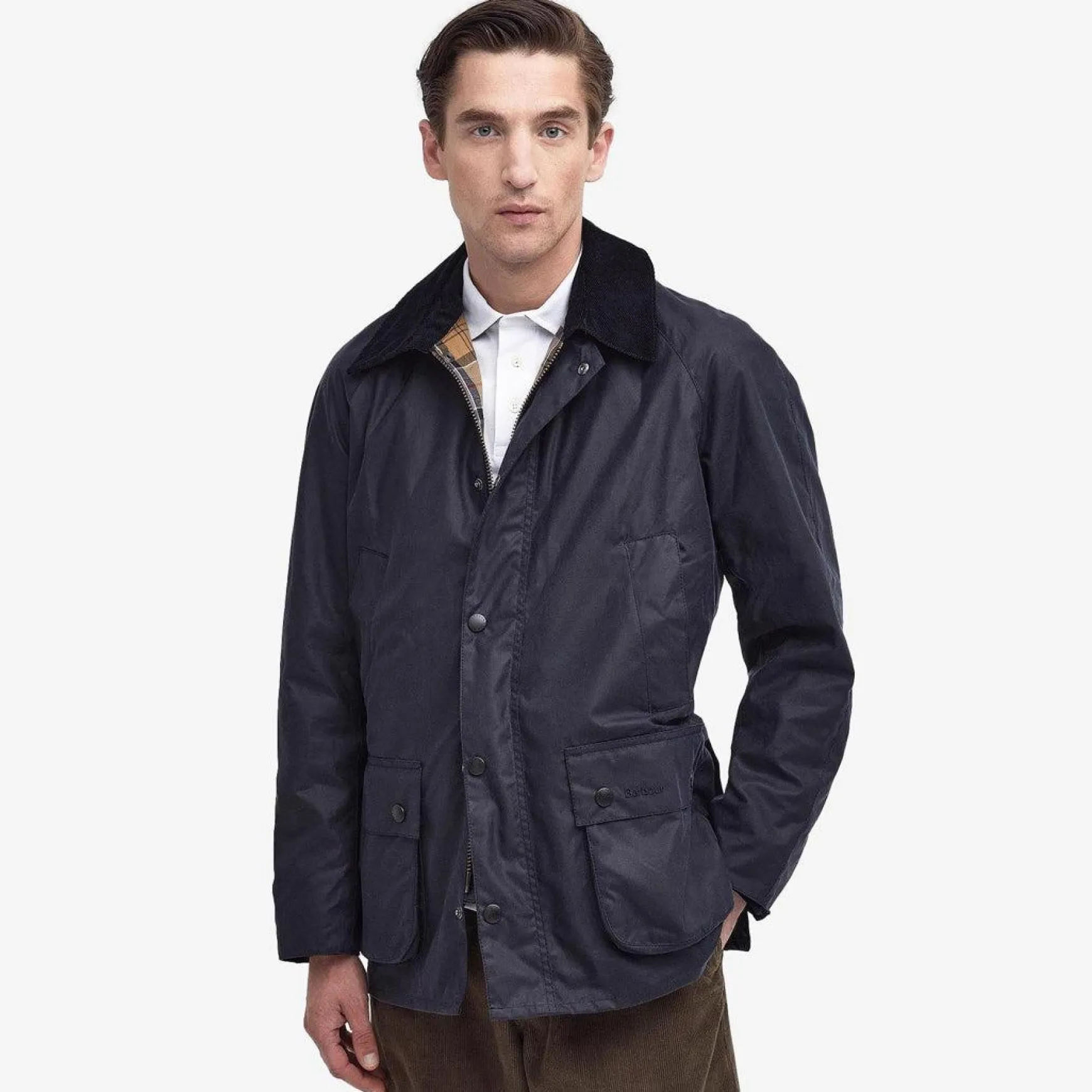 Ashby Wax Jacket Navy