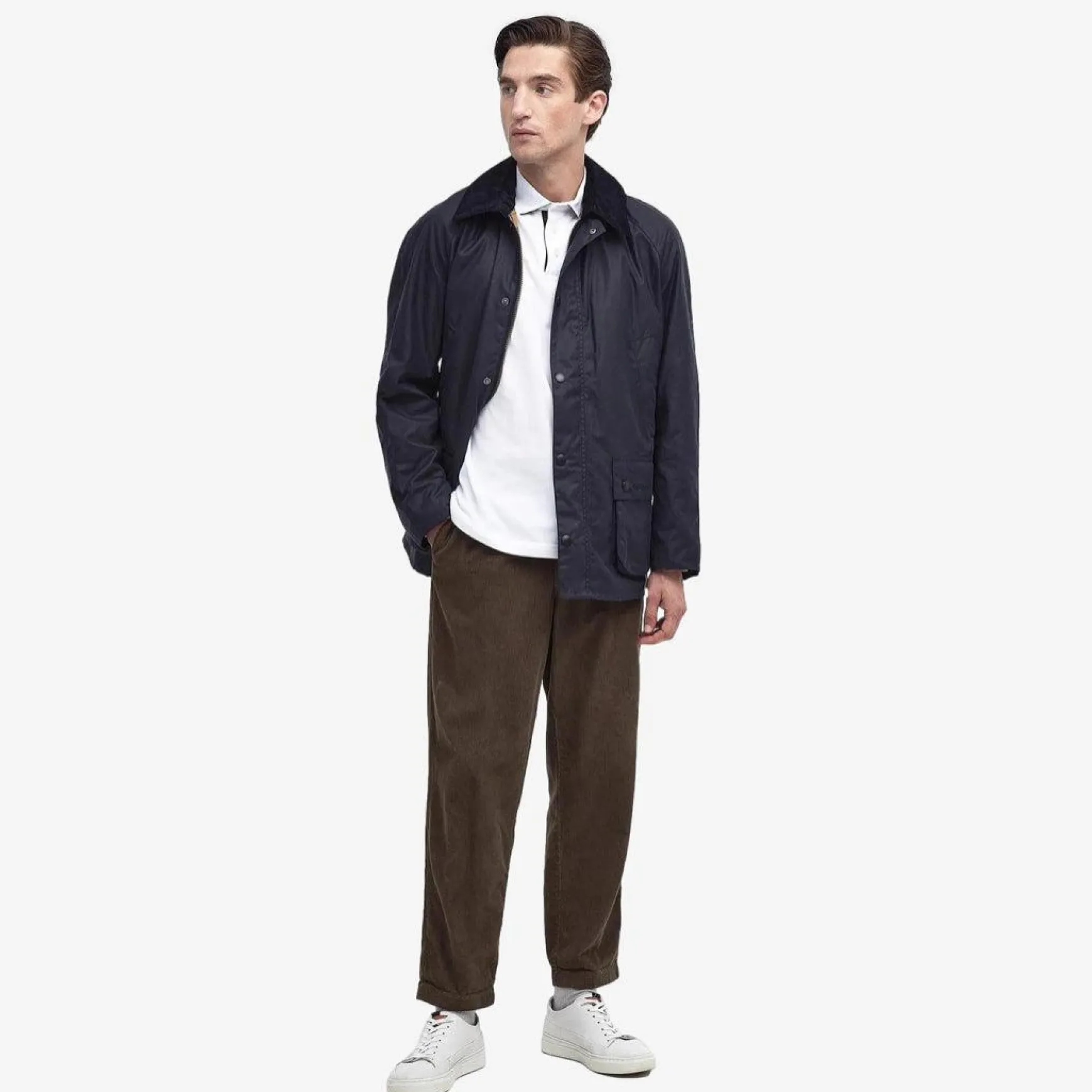 Ashby Wax Jacket Navy