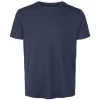 Bamboo Cotton T-shirt Crewneck Navy