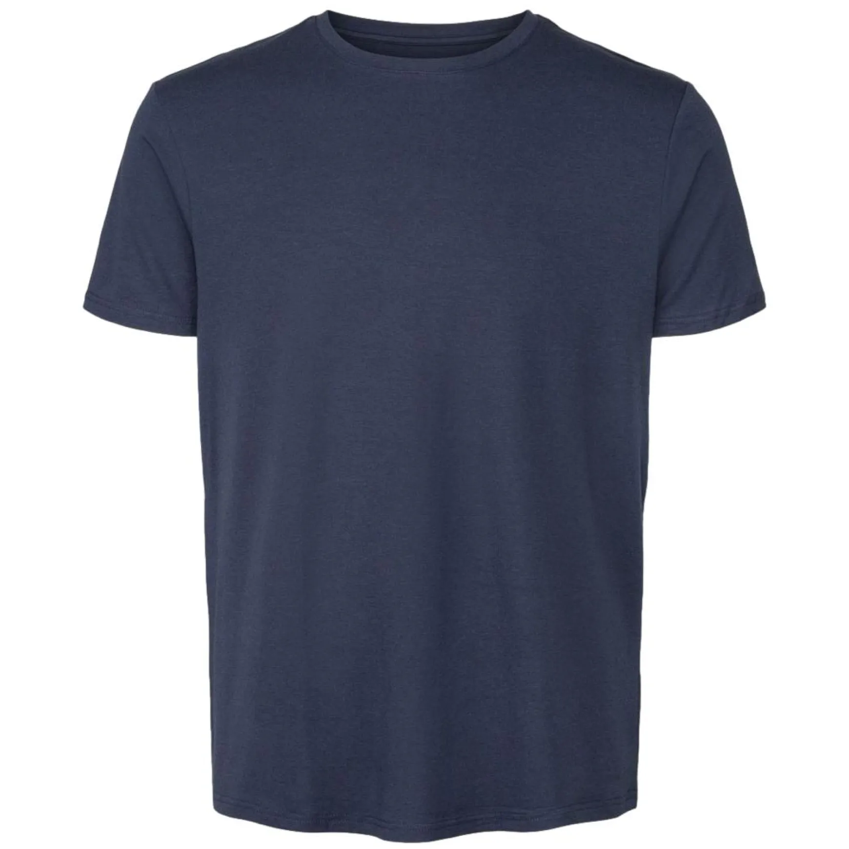 Bamboo Cotton T-shirt Crewneck Navy