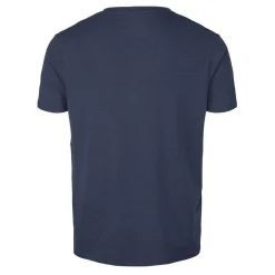 Bamboo Cotton T-shirt Crewneck Navy