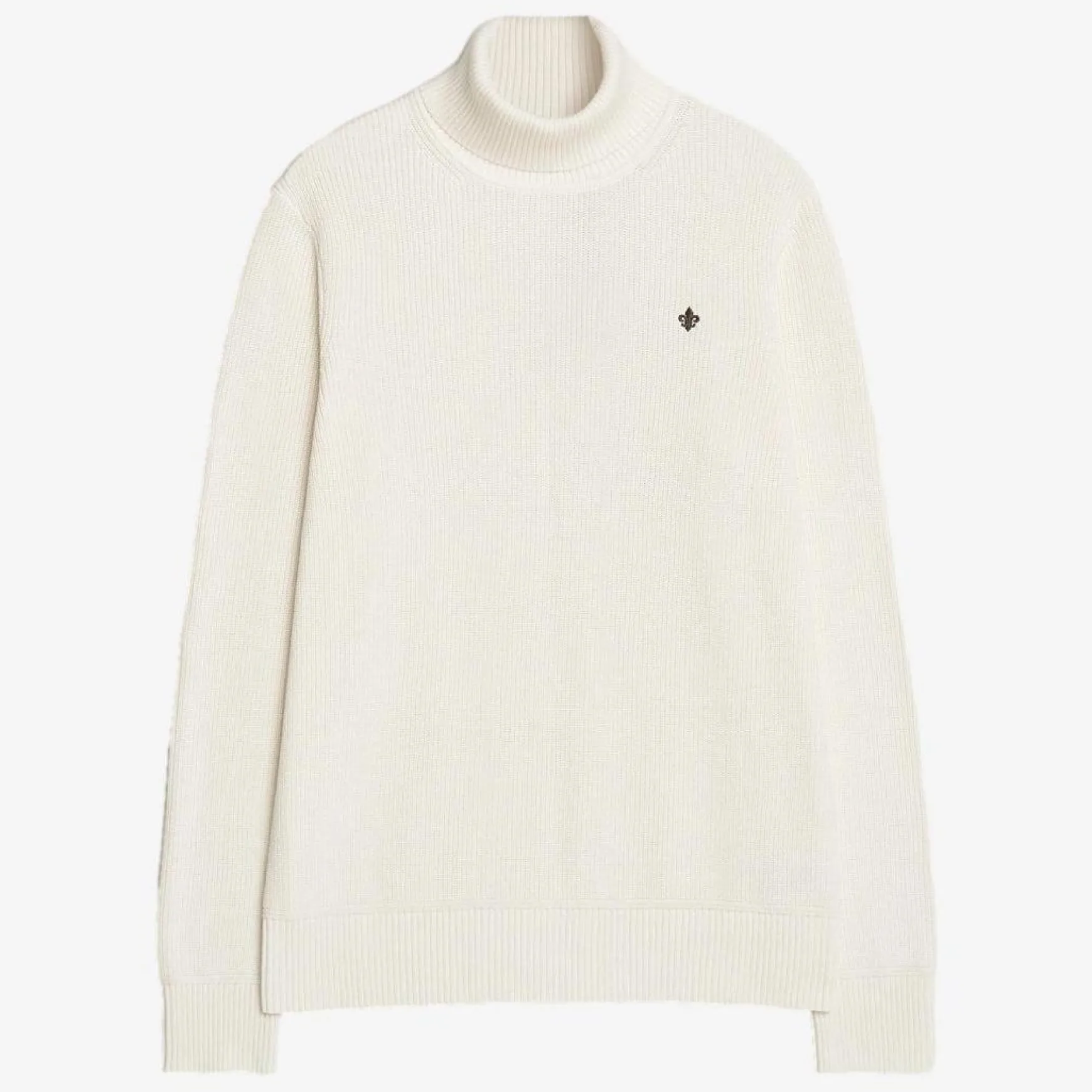 Bernard Cotton Roller Neck Offwhite