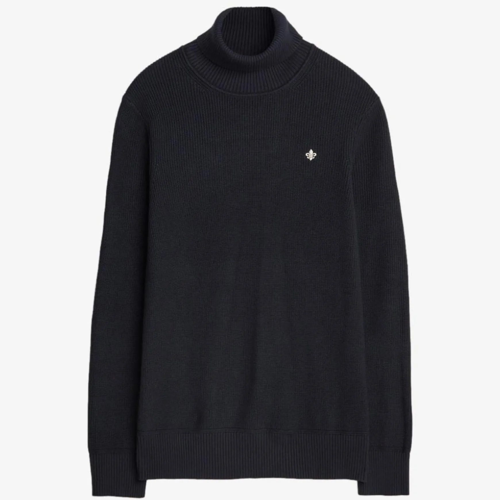 Bernard Cotton Roller Neck Blue