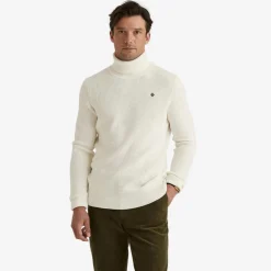 Bernard Cotton Roller Neck Offwhite