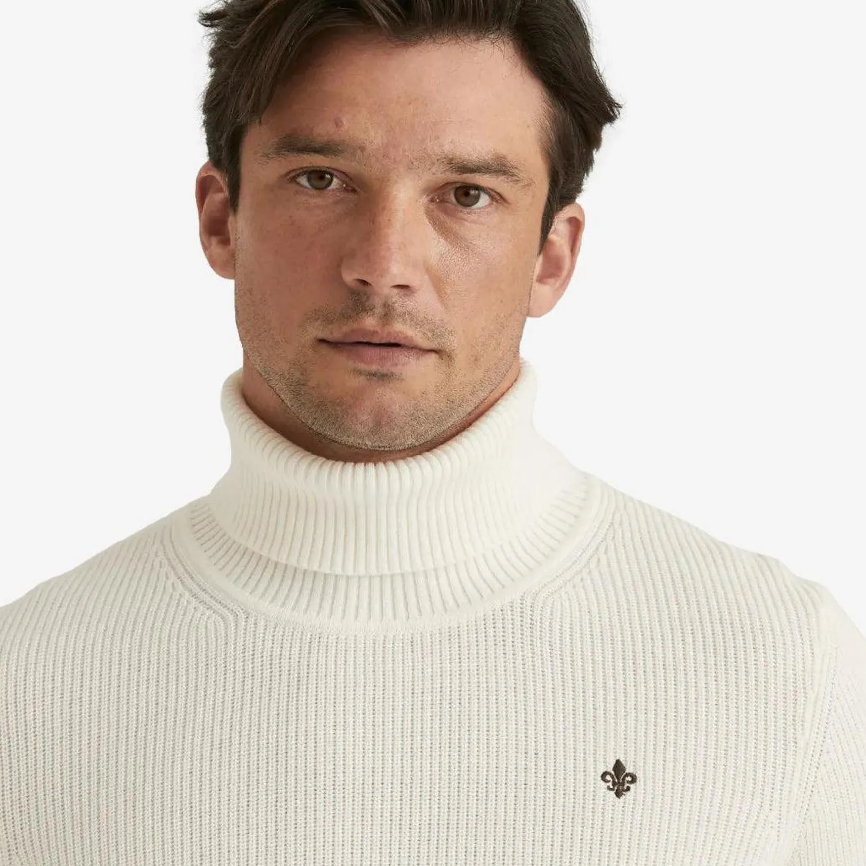 Bernard Cotton Roller Neck Offwhite