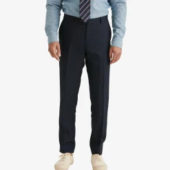 Bobby Linen Suit Trousers Navy