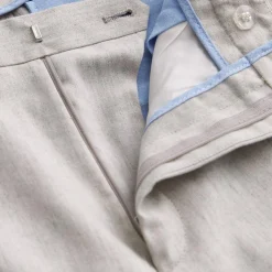 Bobby Linen Suit Trousers Khaki