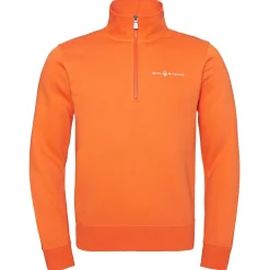 Bowman Logo Halfzip Oransje
