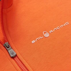 Bowman Logo Halfzip Oransje