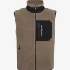 Bowman Pile Zip Vest Sand