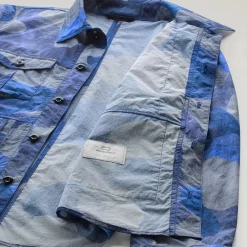 Camo Overshirt Royal Blue