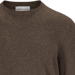 Cashmere Crewneck Sweater Brown
