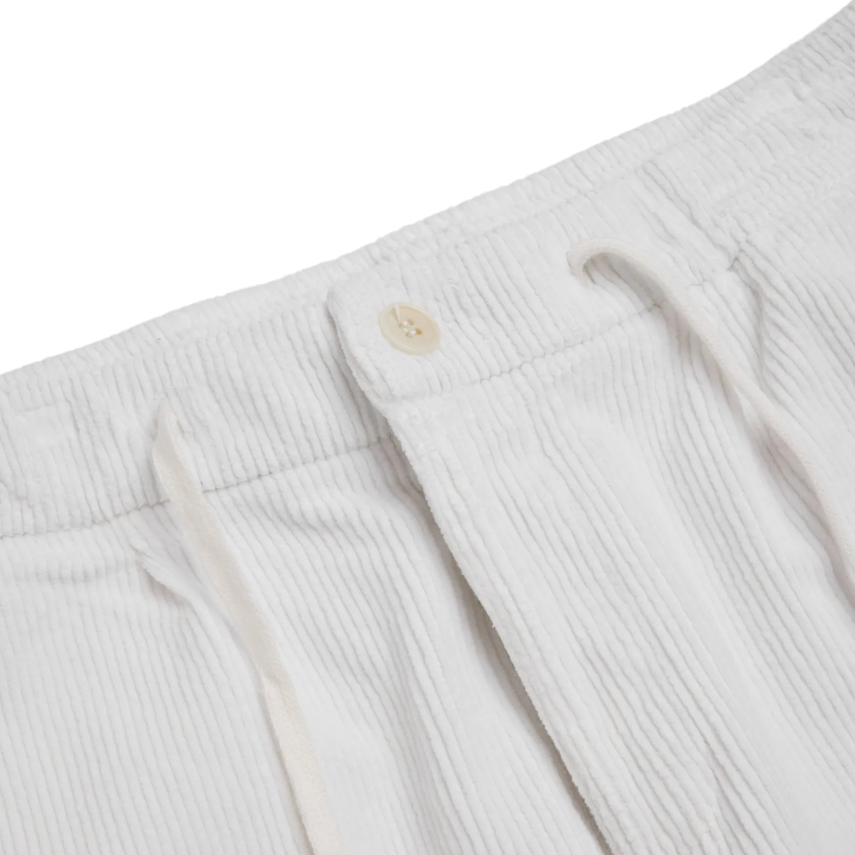 Cord Shorts White