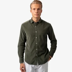 Corduroy Shirt Green