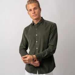 Corduroy Shirt Green