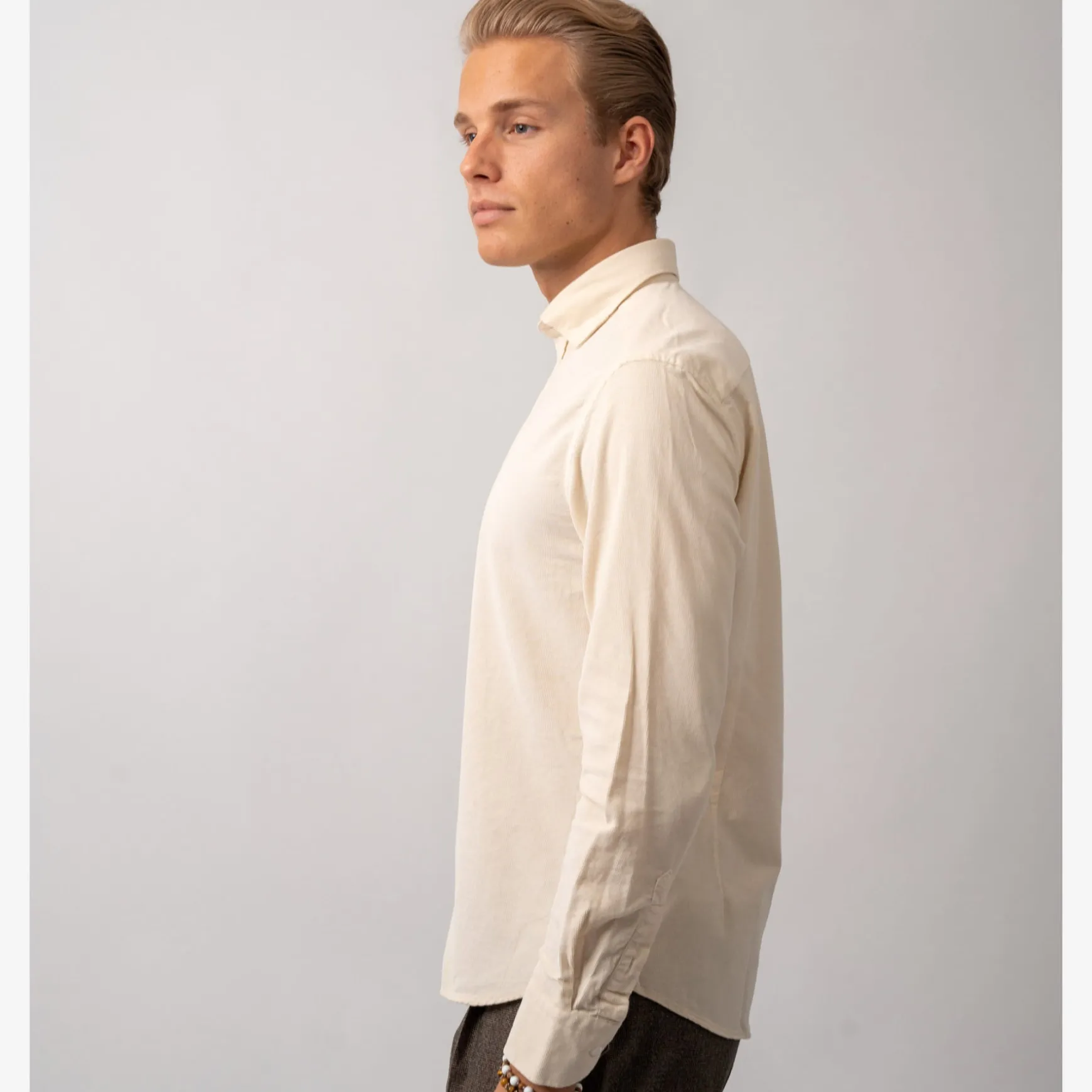 Corduroy Shirt Offwhite
