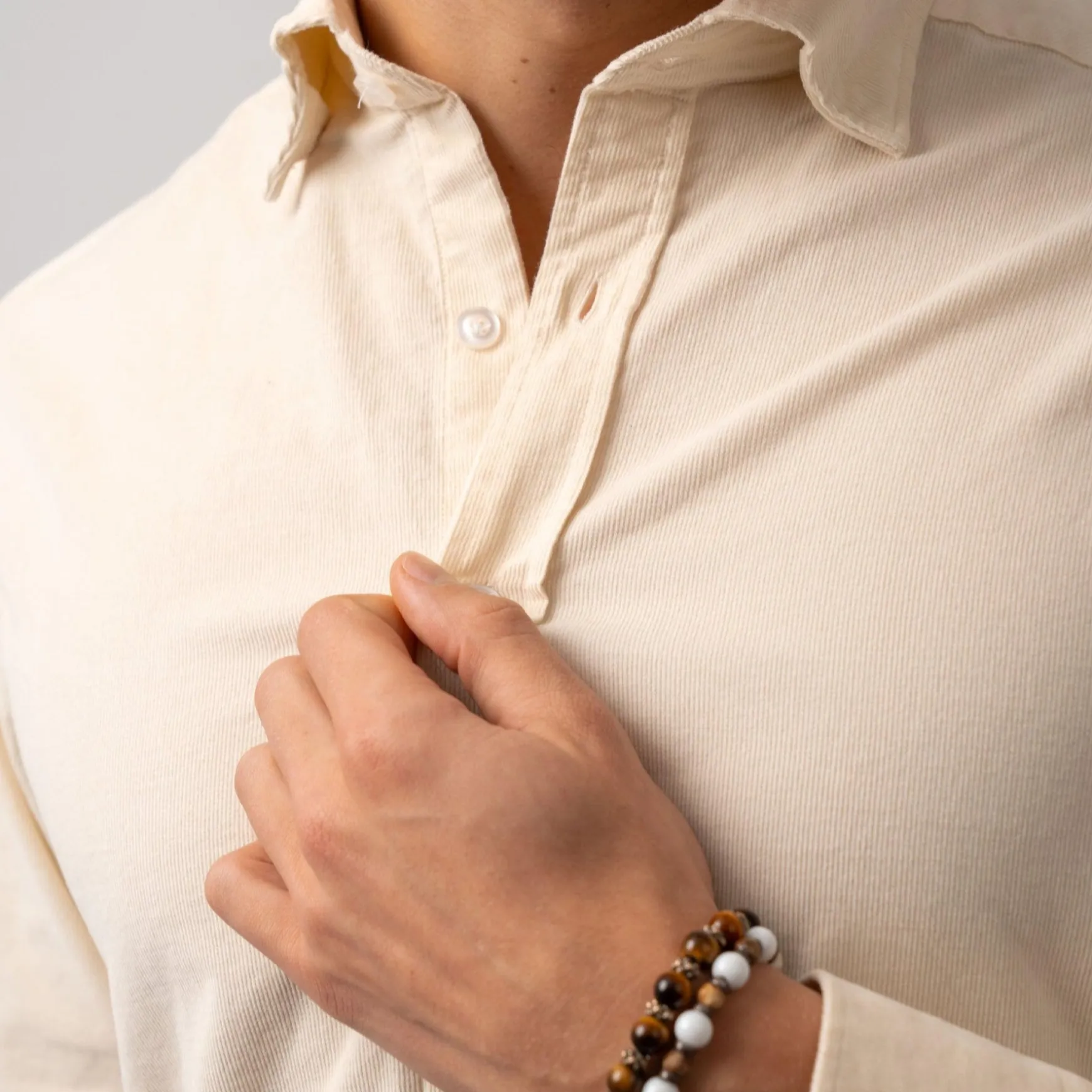 Corduroy Shirt Offwhite