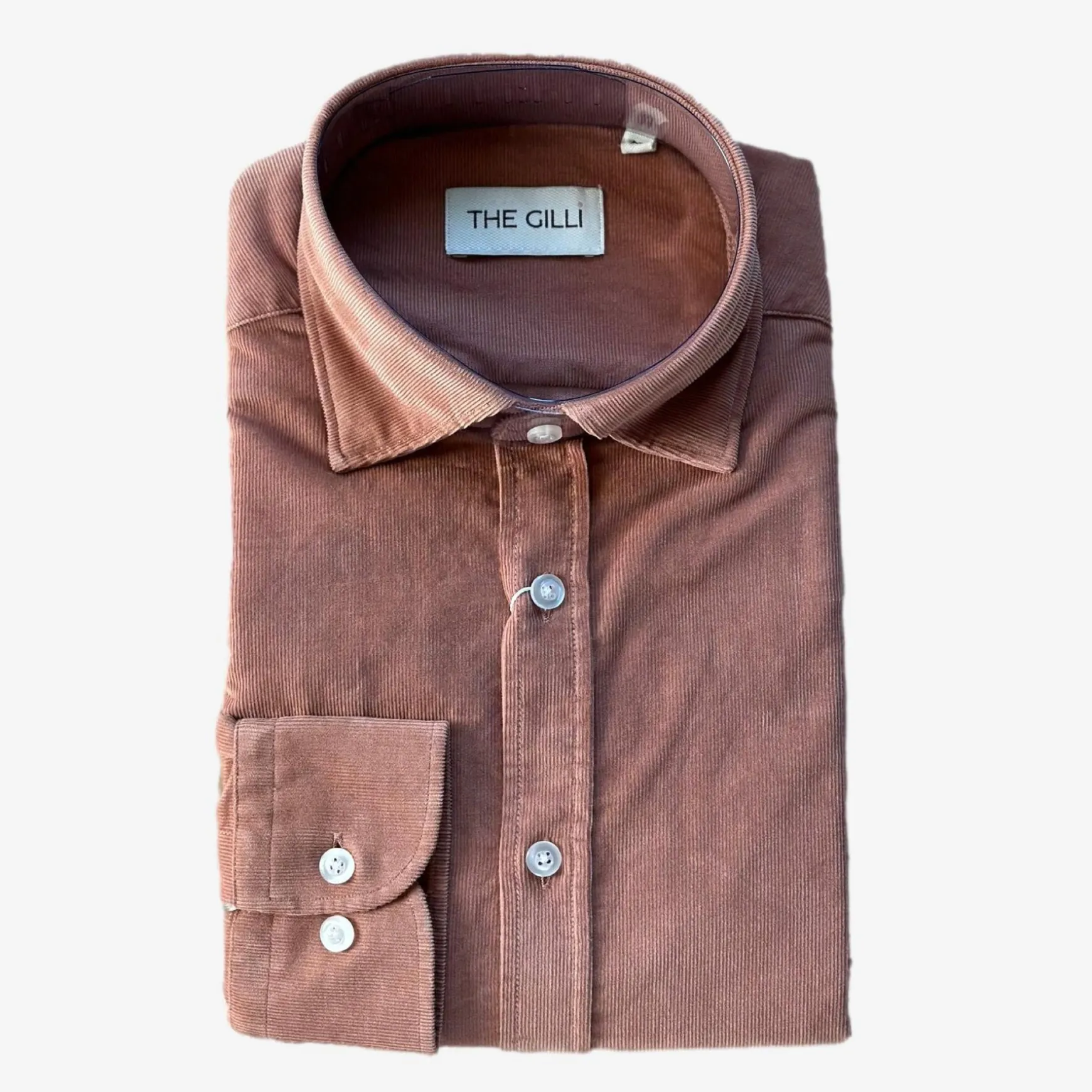Corduroy Shirt Rust