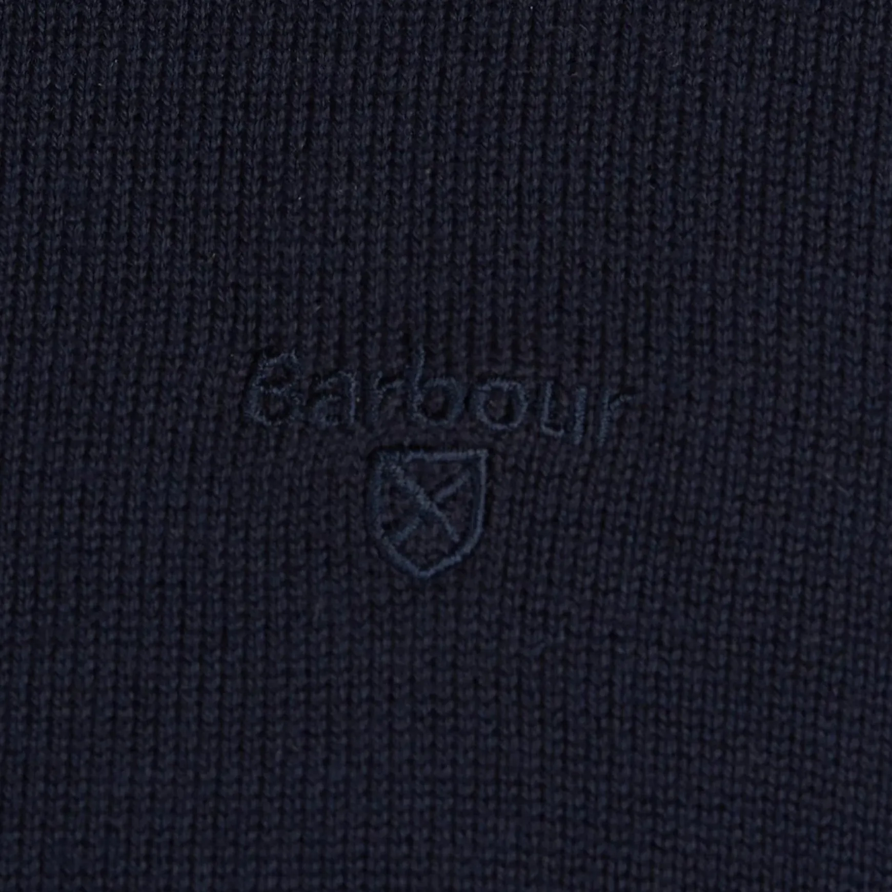 Cotton HalfZip Navy