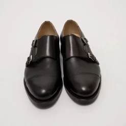 Double Monk Shoes Brown Calf