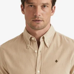 Douglas Corduroy Shirt Khaki