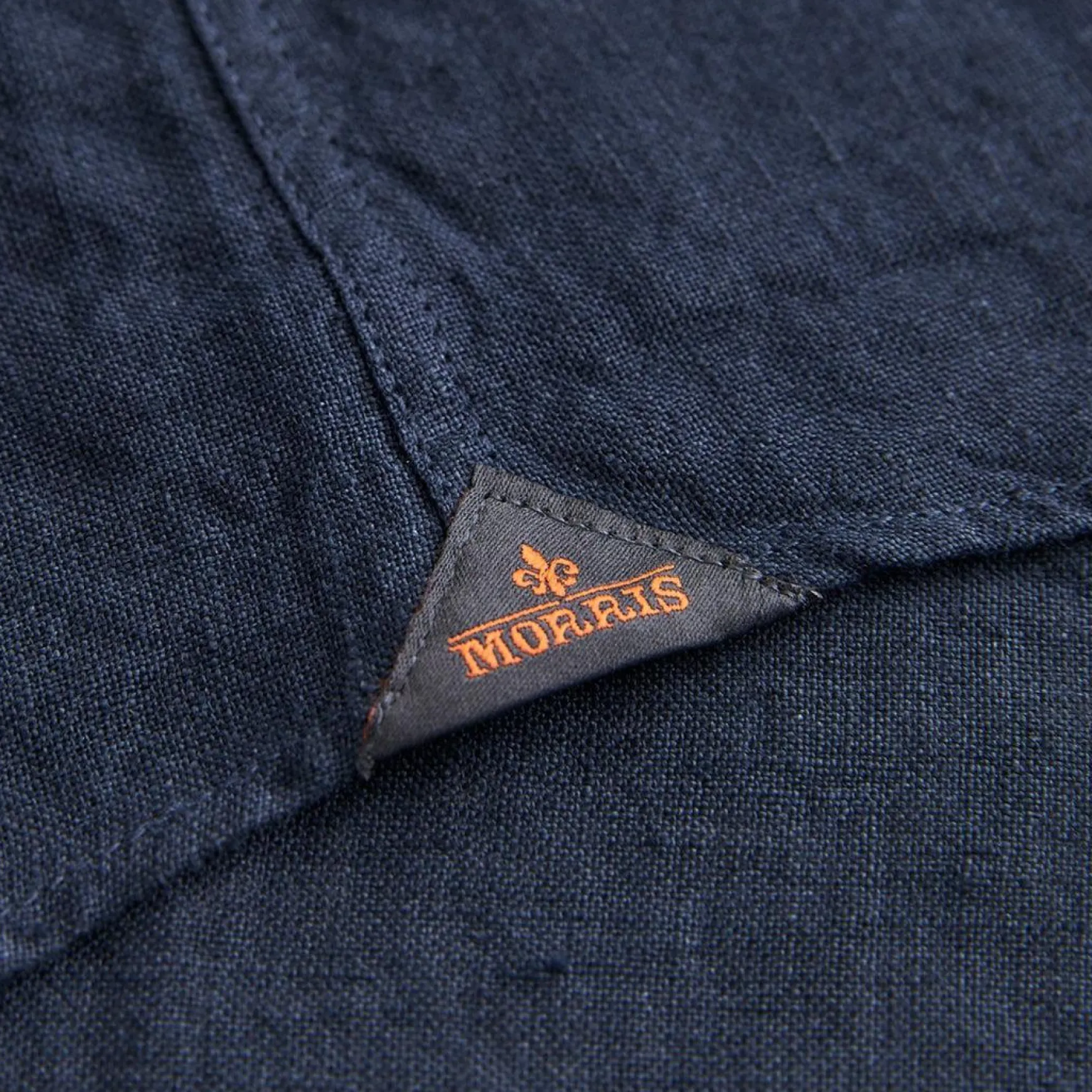 Douglas Linen Shirt Navy
