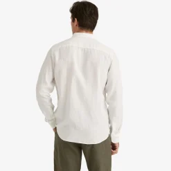 Douglas Linen Shirt White