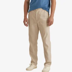 Fenix Linen Drawstring Trouser Khaki
