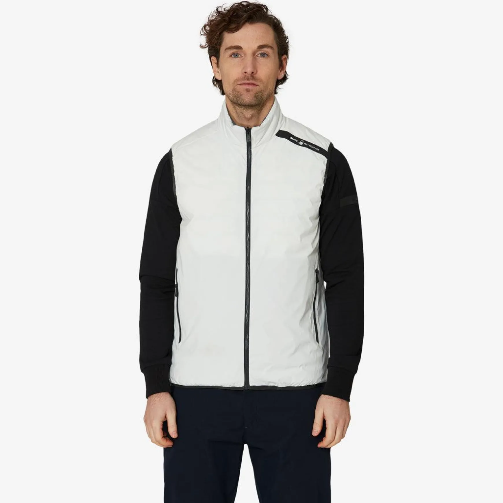 Flood Reversible Vest Cloud White/Grey