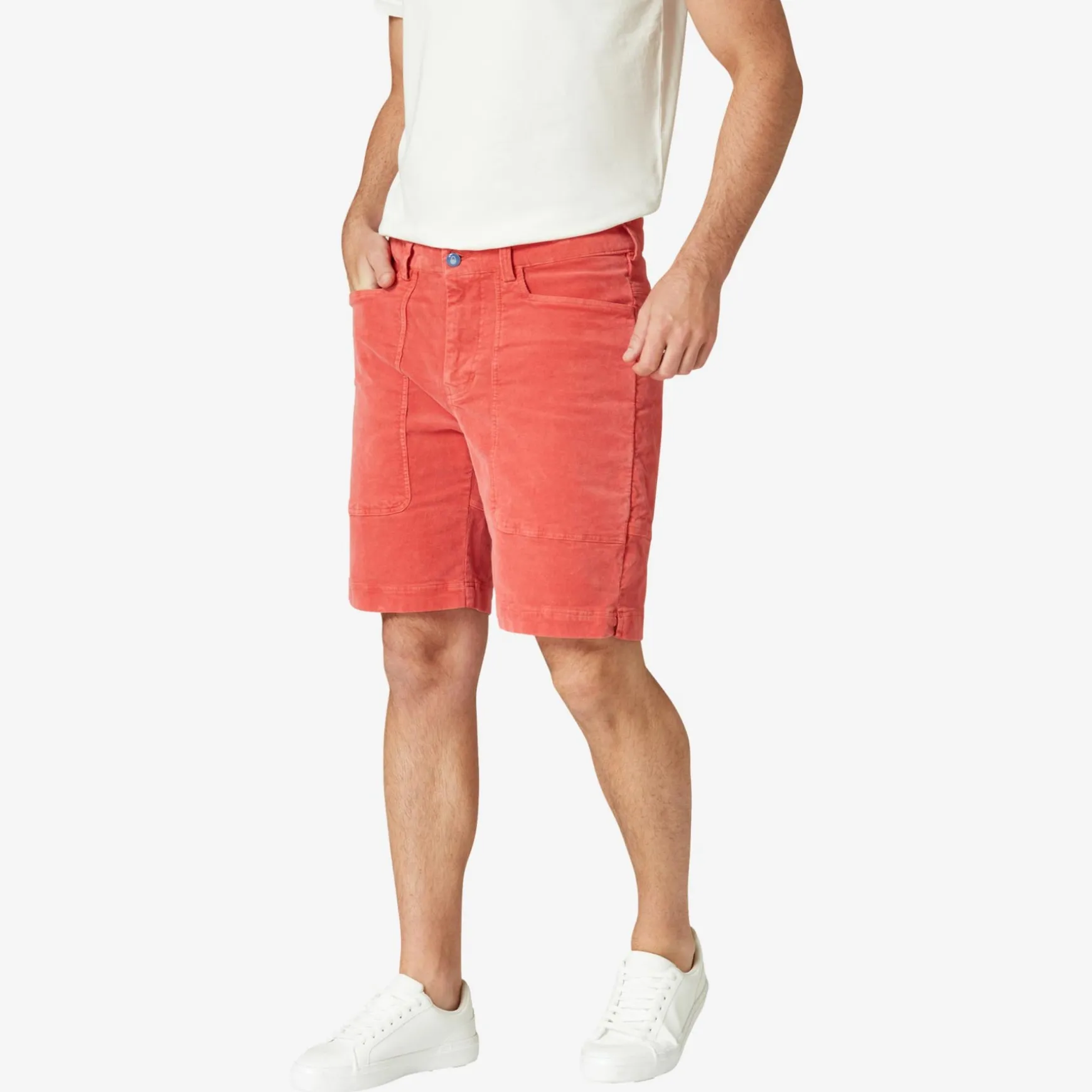 Grinder Corduroy Shorts Red