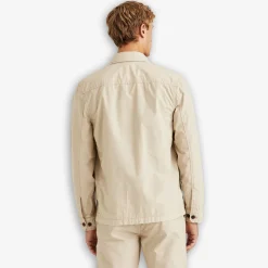 Harrison Cotton Shirt Jacket Khaki