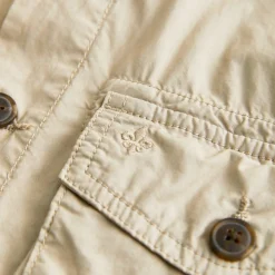 Harrison Cotton Shirt Jacket Khaki