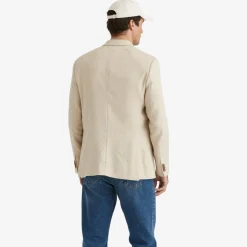 Hayes Herringbone Blazer Khaki
