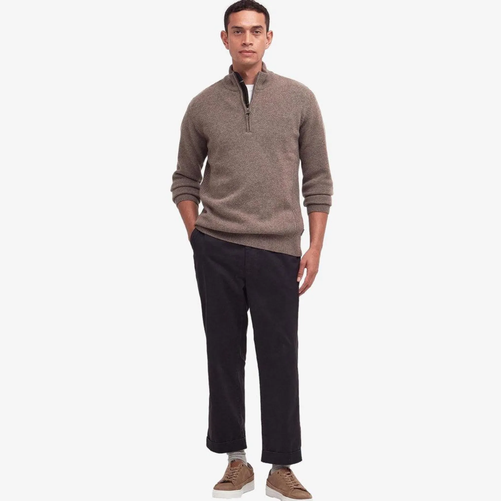 Holden HalfZip Brown