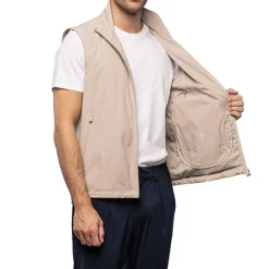 Ichi Light Technical Vest Beige