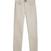 James Brushed 5-pocket Bukse Beige