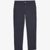 Jeffrey Brushed Chino Blå