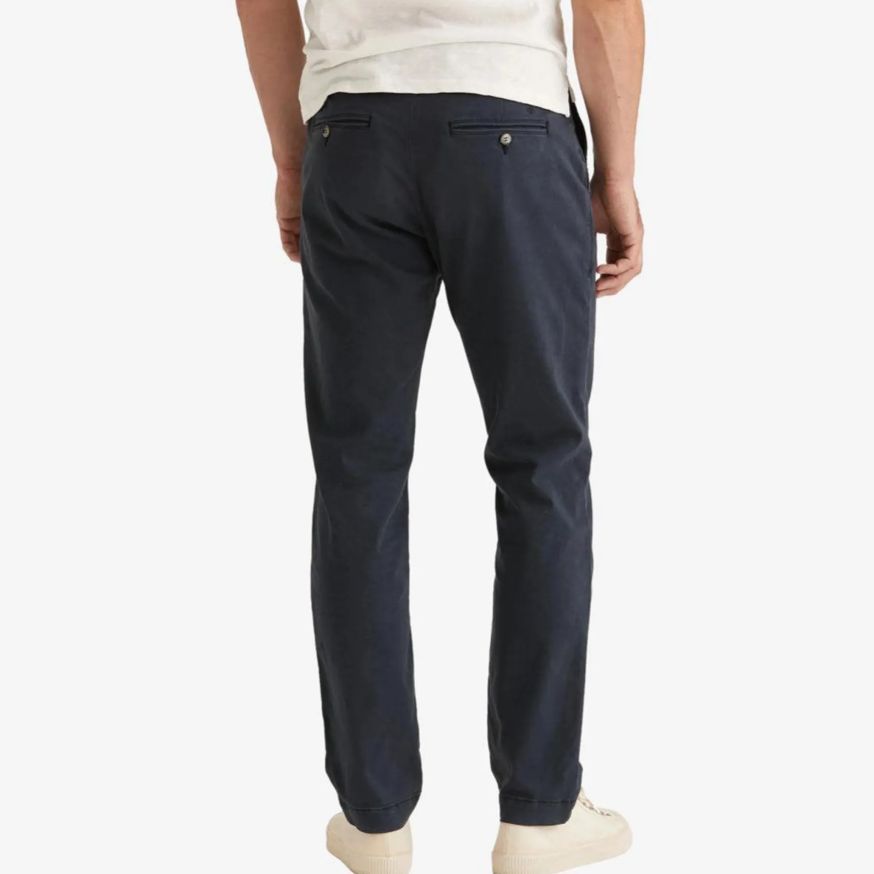 Jeffrey Brushed Chino Blå