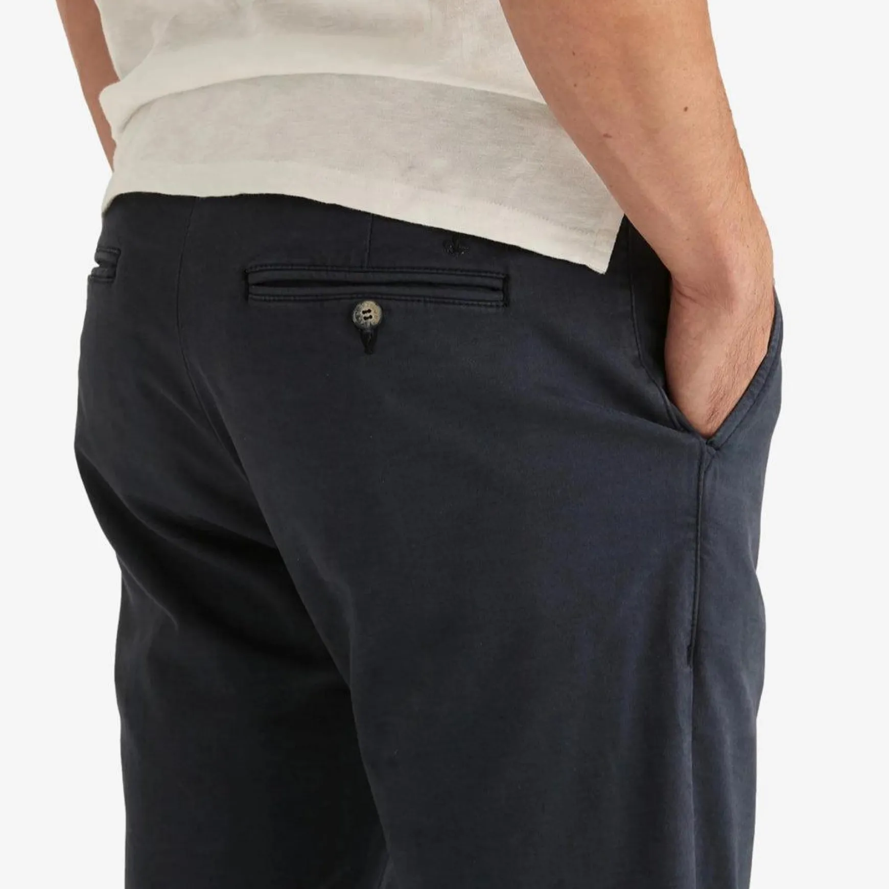 Jeffrey Brushed Chino Blå