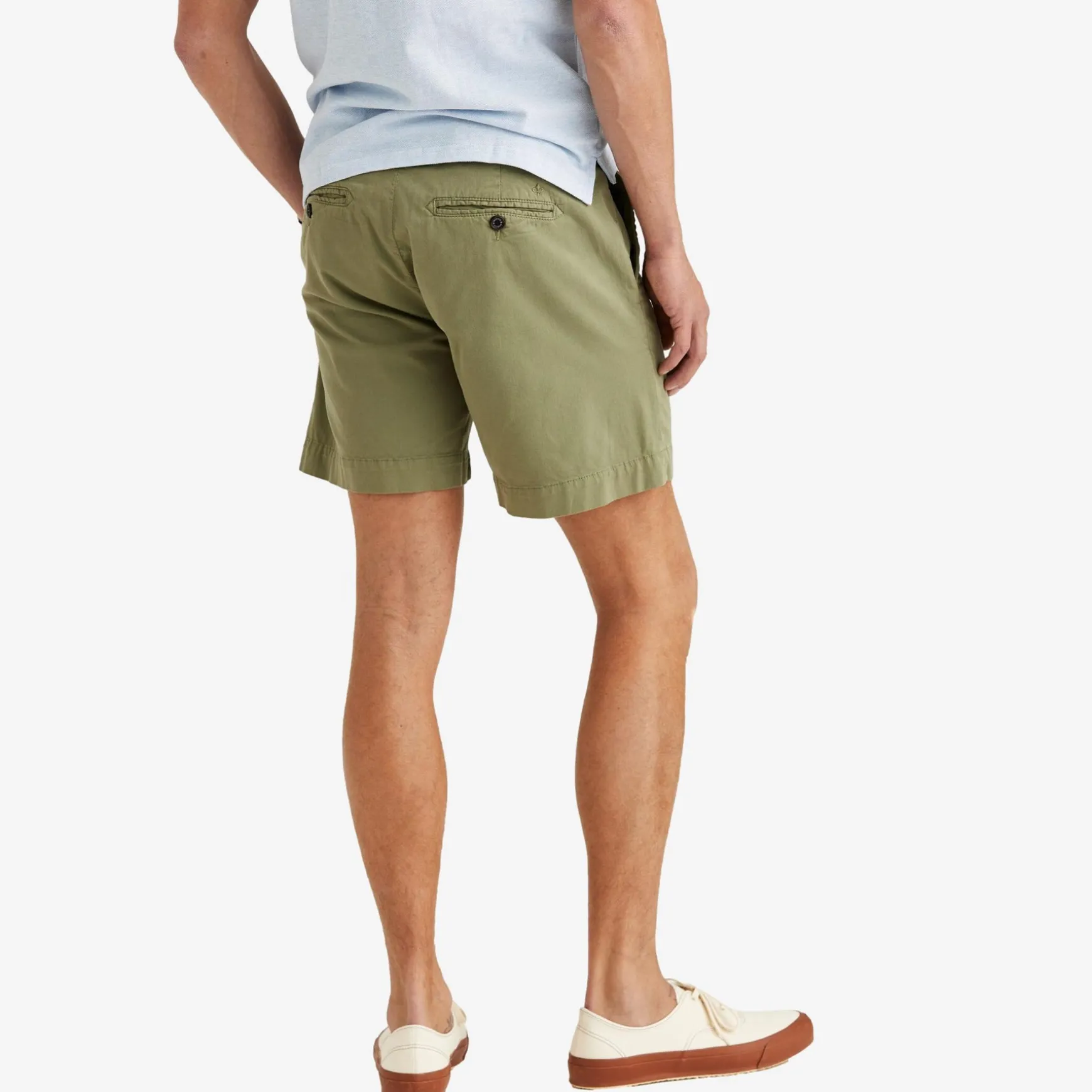 Jeffrey Summer Chino Shorts Olive