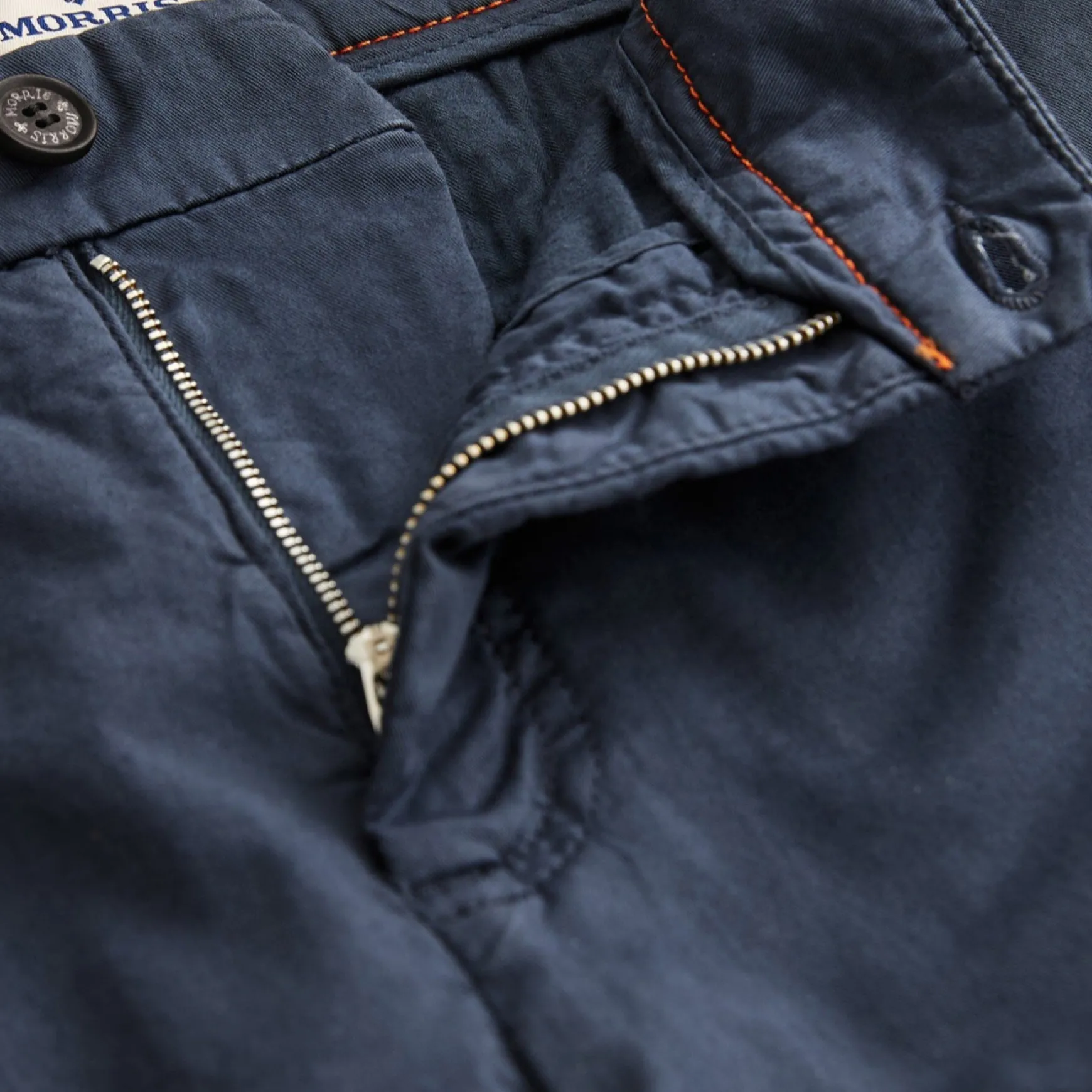 Jeffrey Summer Chino Shorts Navy