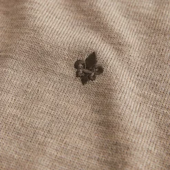 John Merino Half Zip Khaki