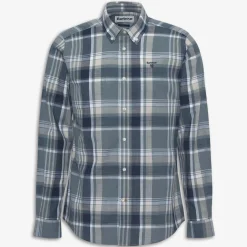 Kidd Tailored Checked Cotton Shirt Green
