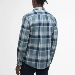 Kidd Tailored Checked Cotton Shirt Green