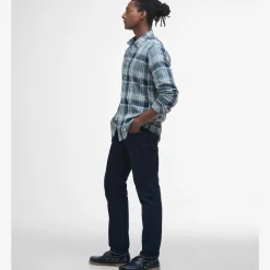 Kidd Tailored Checked Cotton Shirt Green