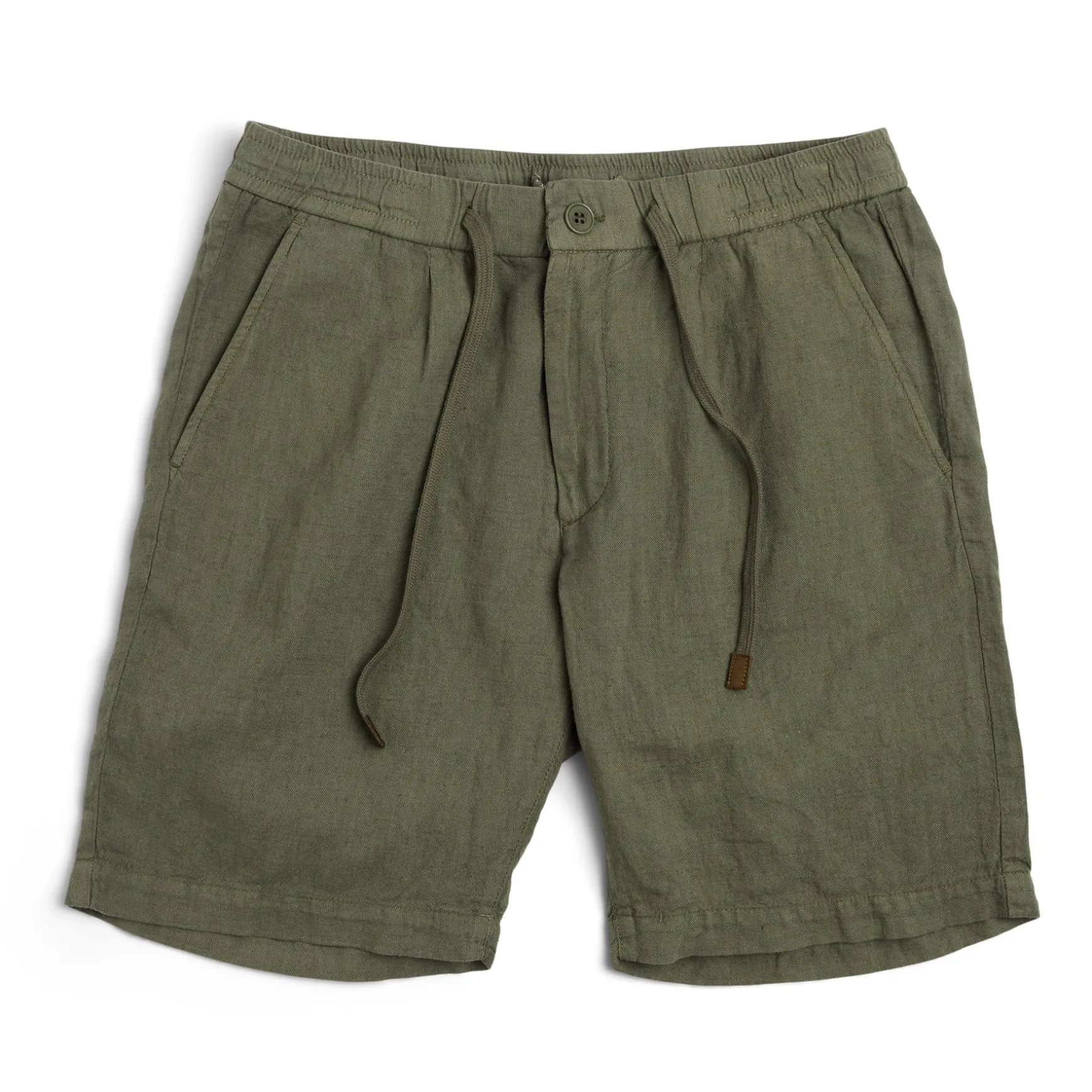 Linen Shorts Olive
