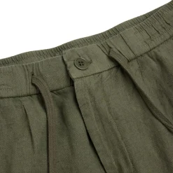 Linen Shorts Olive